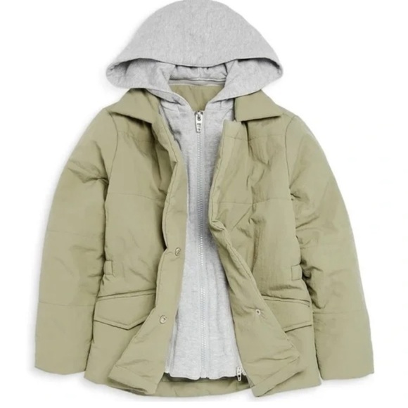 Blank NYC Other - Blank NYC Olive and Gray Jacket size 10-12 XL